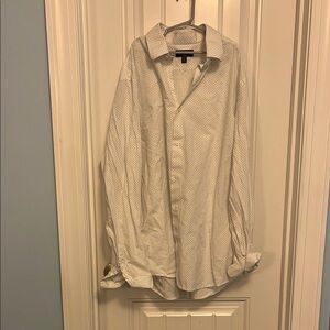 Men's White Patterned Shirt #express